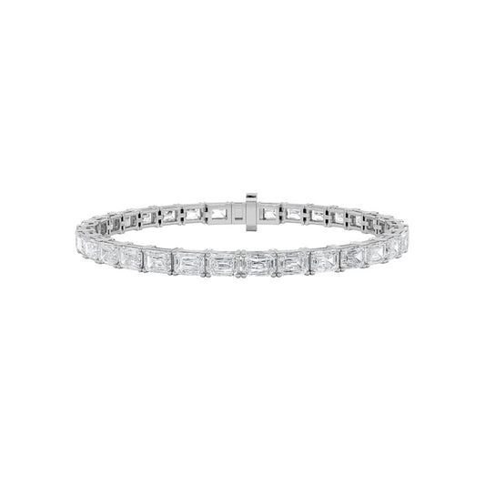 14K White Gold Bracelet KJ01991B.EM-15-21F