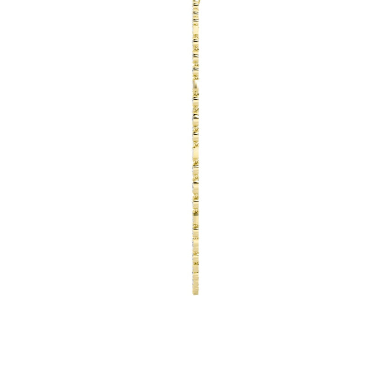 10CTW Pear Shaped Lab Grown Diamond (F/VS) Necklace in 14K Gold