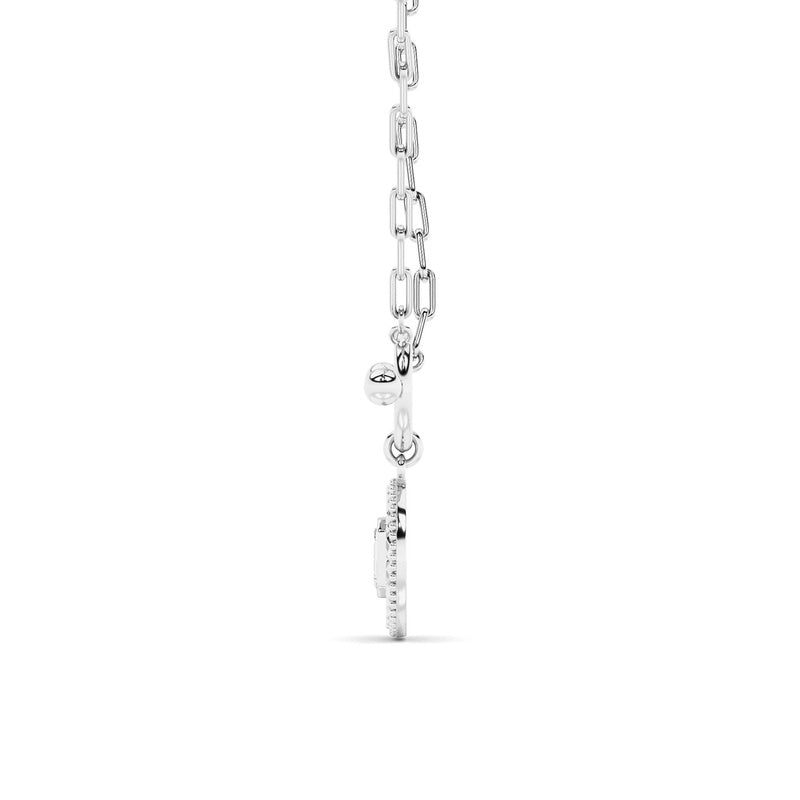 14K White Gold Necklace KJ03159N.EM-1-21F