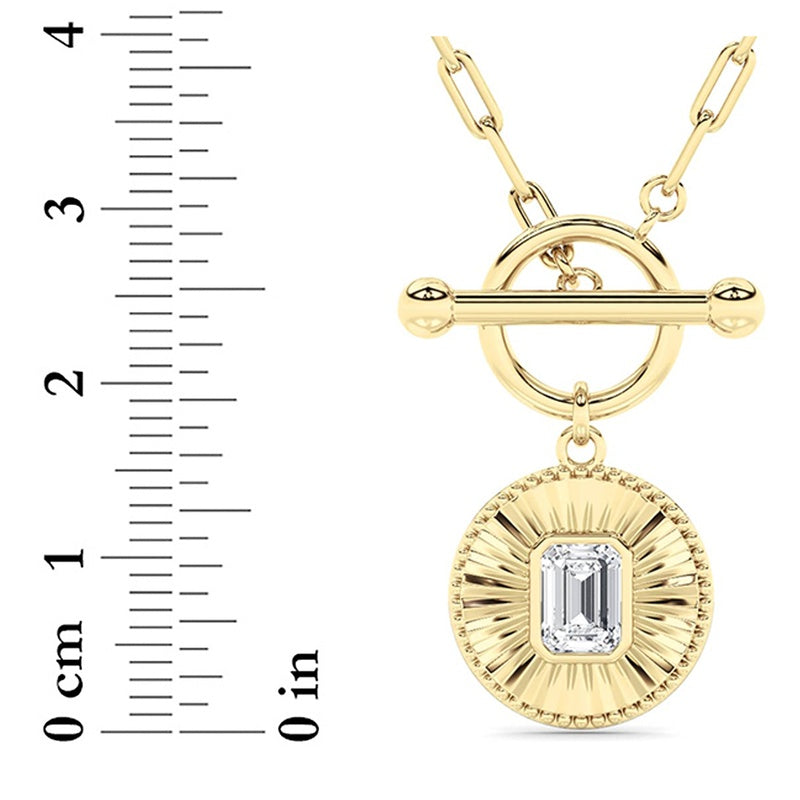 14K White Gold Necklace KJ03159N.EM-1-21F