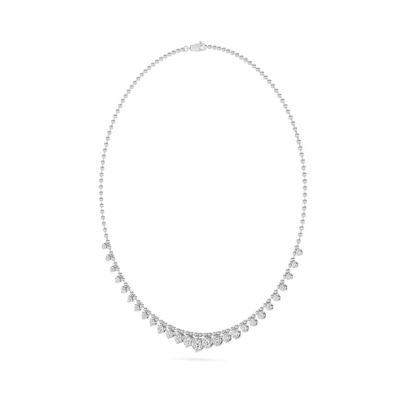 14K White Gold Necklace KJ03213N.RD-7-21F