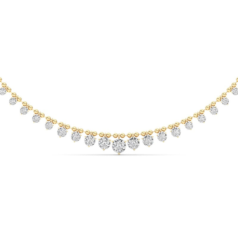 14K White Gold Necklace KJ03213N.RD-7-21F