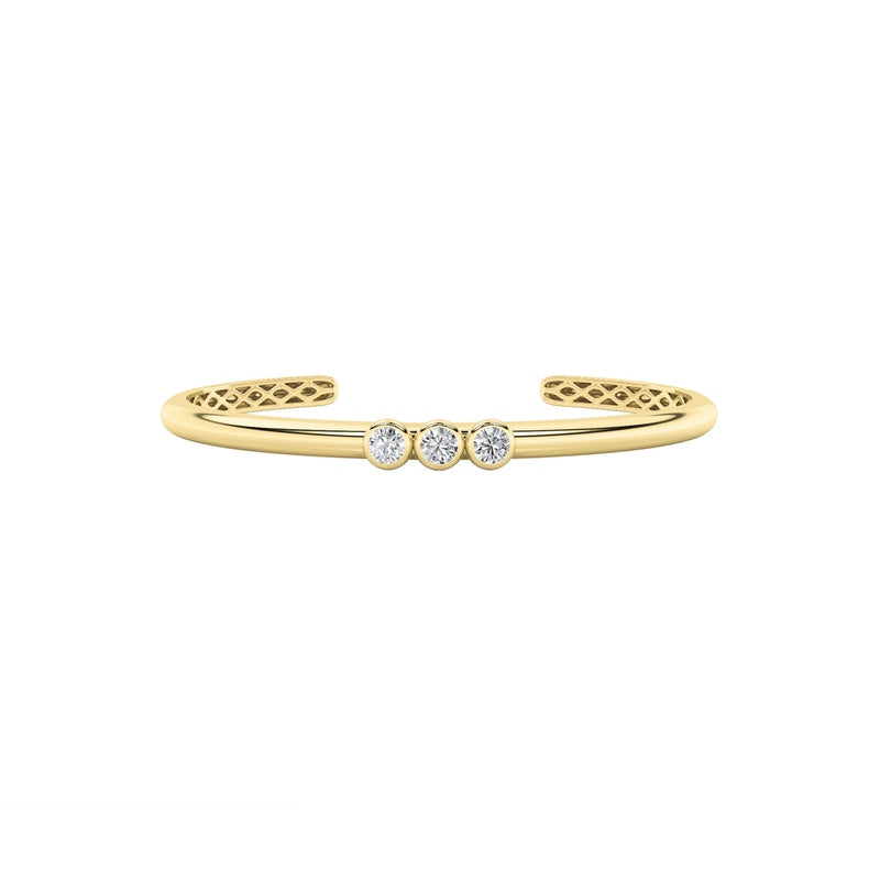 0.75CTW Round Shaped Lab Grown Diamond (G/VS) Bracelet in Silver