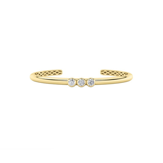 0.75CTW Round Shaped Lab Grown Diamond (G/VS) Bracelet in Silver