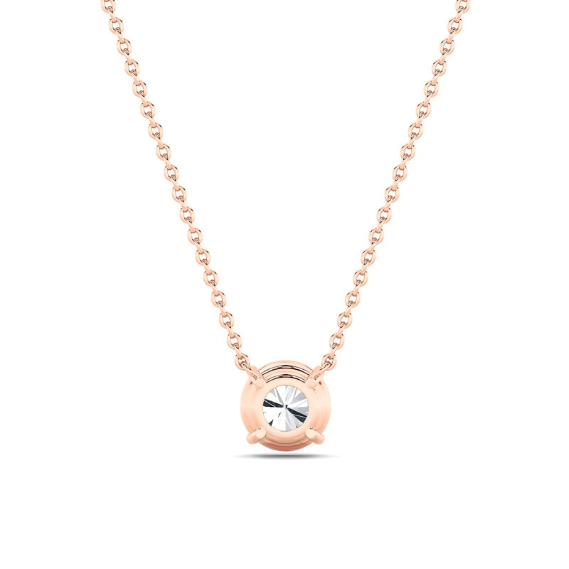 2.5CTW Round Shaped Lab Grown Diamond (F/VS)  Necklace in 14K Gold