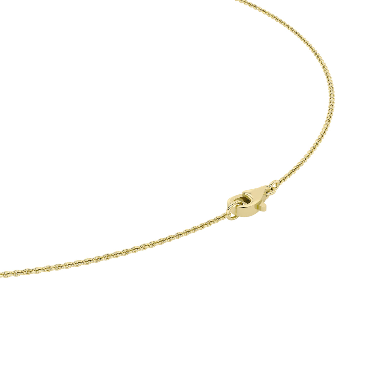 3 ct tw IGI Certified Pear Lab-Grown Diamond Solitaire Necklace in 14K Solid Gold - Yellow