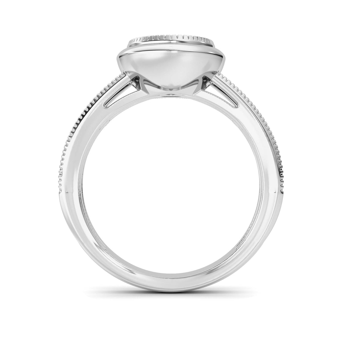 2 ct tw IGI Certified Oval Lab-Grown Diamond Ring in 14K Solid Gold - White