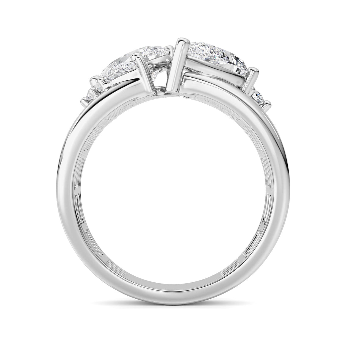 2.5 ct tw IGI Certified Multi-Shape Lab-Grown Diamond Ring in 14K Solid Gold - White